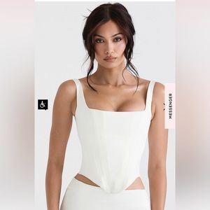 Houseofcb ivory corset